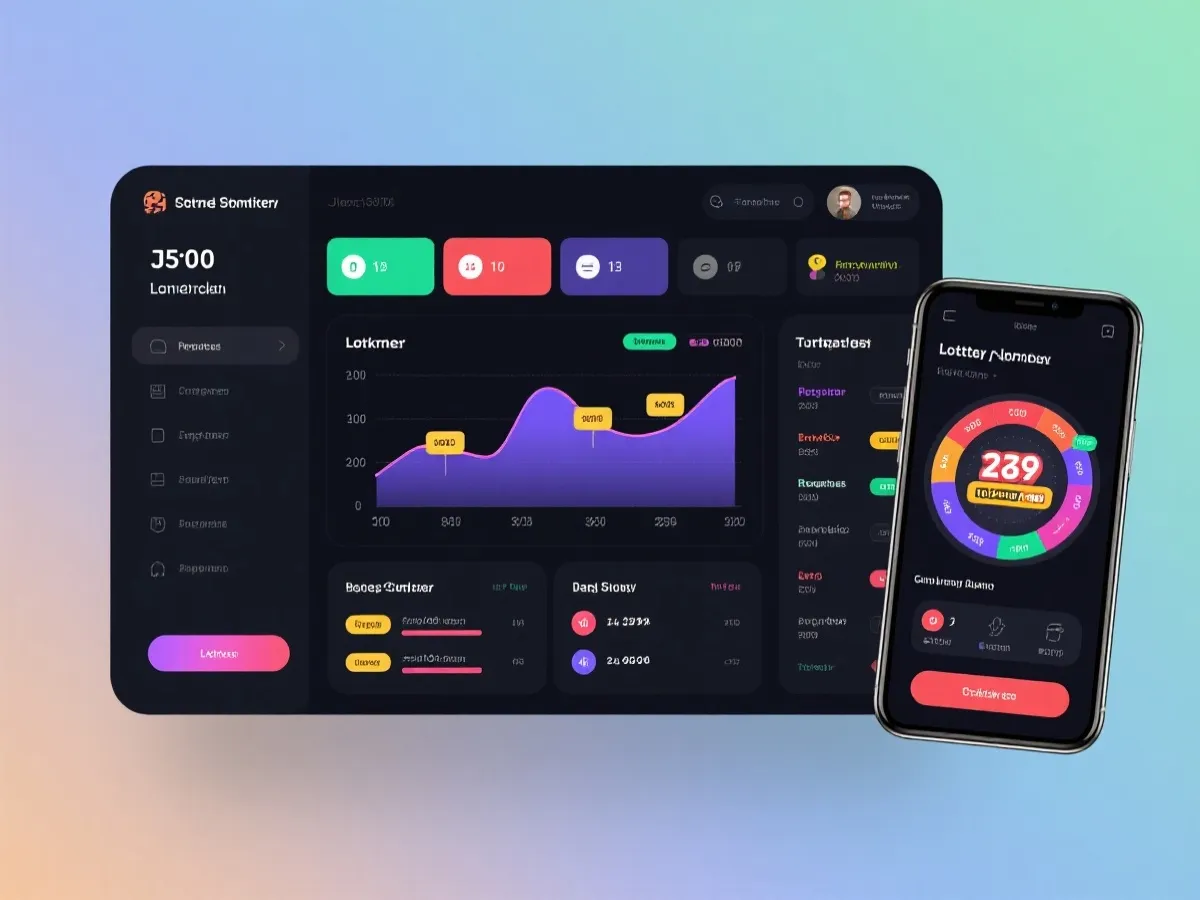 开奖结果数据展示界面